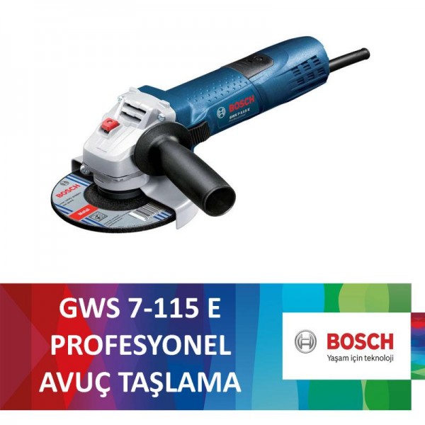 Bosch GWS 750S 750W Profesyonel 720 Watt Devir Ayarlı Avuç Taşlama